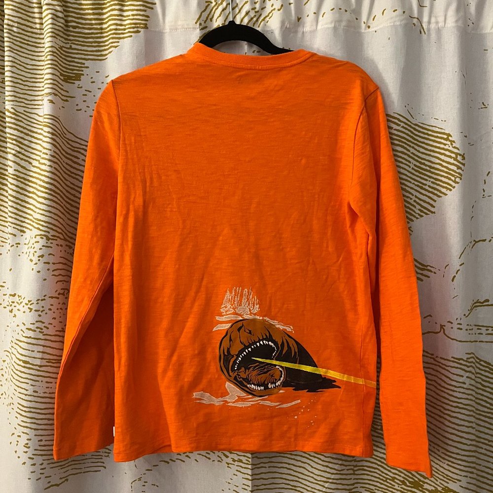 NWT Star Wars for Gap Boys Orange | Millennium Falcon Long Sleeve Size XXL 14/16 - Picture 3 of 5